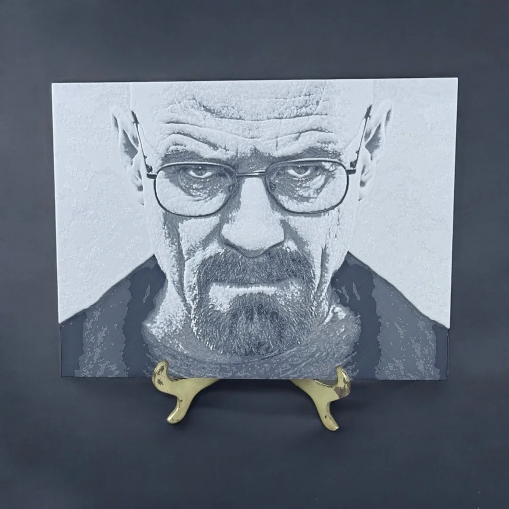 Walter White Heisenberg Wall Art, Breaking Bad, Wall Art
